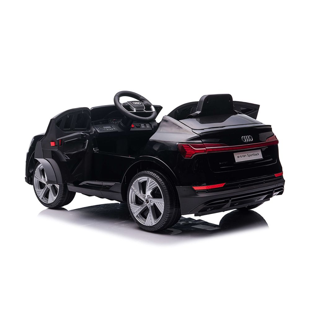 Електрическа количка, Audi E-Tron Sportback, 12V, Черна