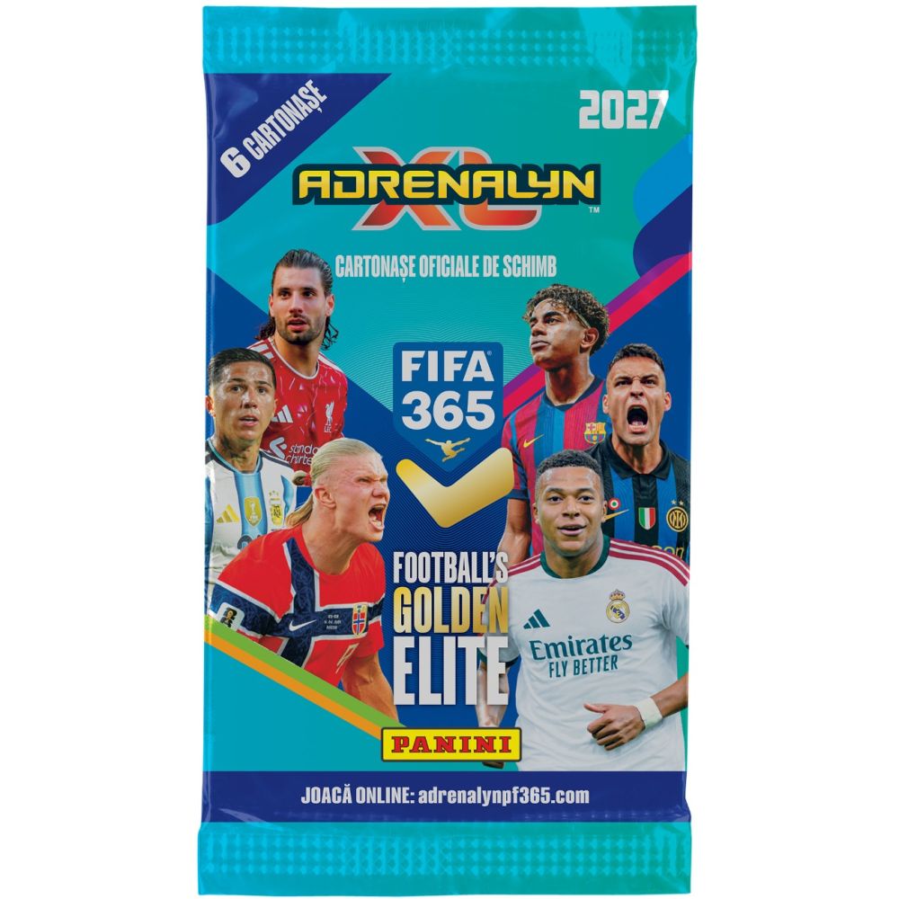 Комплект 6 колекционерски карти и един дигитален купон, Panini, FIFA 365 Adrenalyn XL 2027