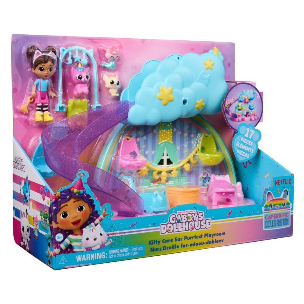 Комплект стая за игра, Gabbys Dollhouse, Kitty Care, 6071538