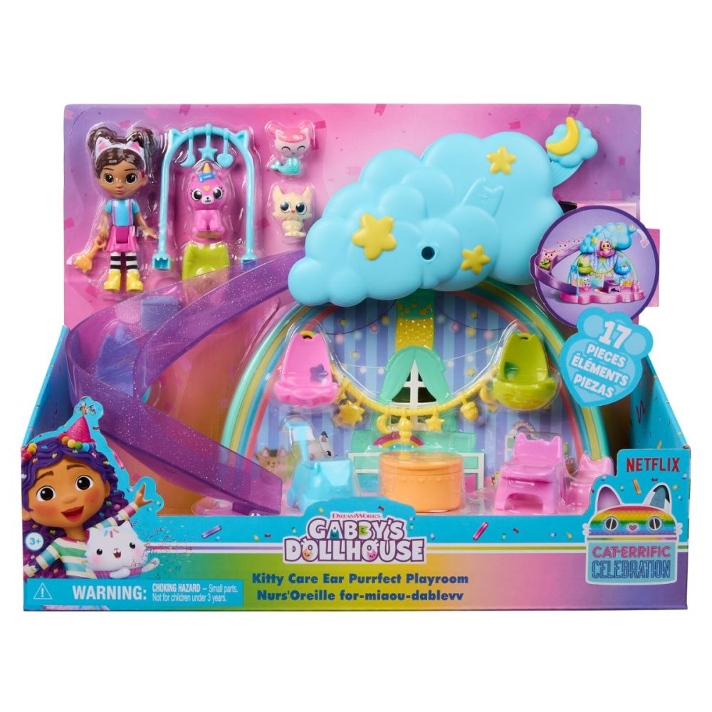 Комплект стая за игра, Gabbys Dollhouse, Kitty Care, 6071538