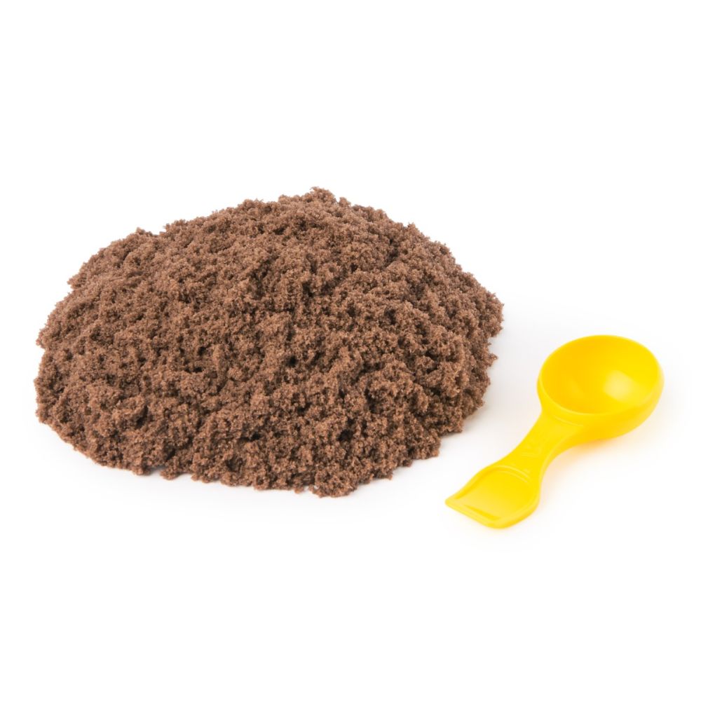 Комплект за игра с пясък, Kinetic Sand, Ice Cream Tub, Кафяв, 20150923