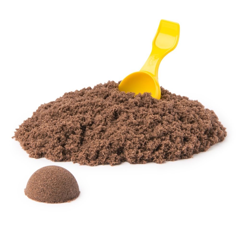 Комплект за игра с пясък, Kinetic Sand, Ice Cream Tub, Кафяв, 20150923