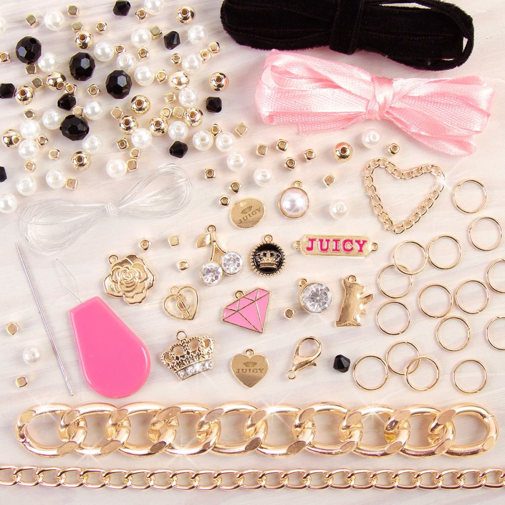Комплект гривни Juicy Couture Chains and Charms, Make It Real, 138 части