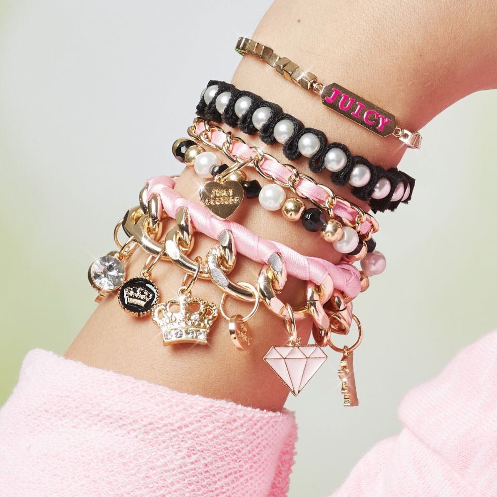 Комплект гривни Juicy Couture Chains and Charms, Make It Real, 138 части