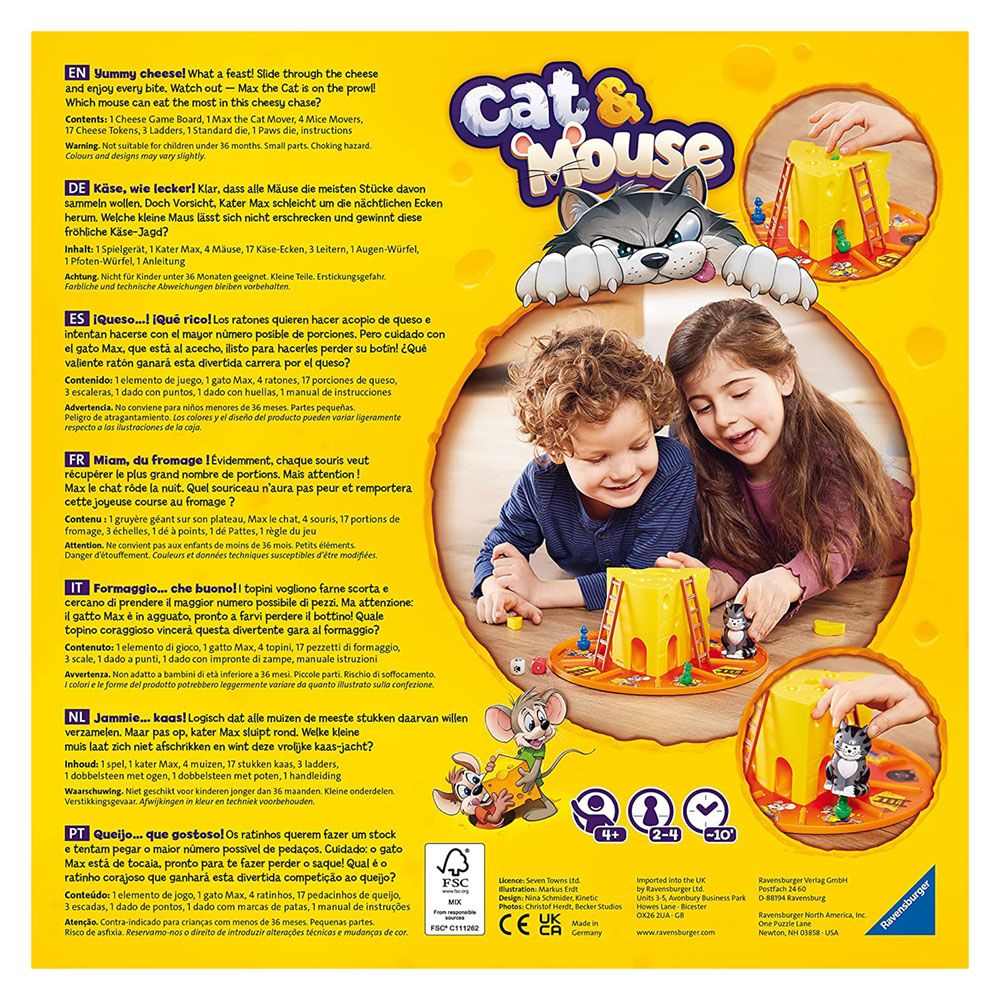Настолна игра Ravensburger Cat And Mouse