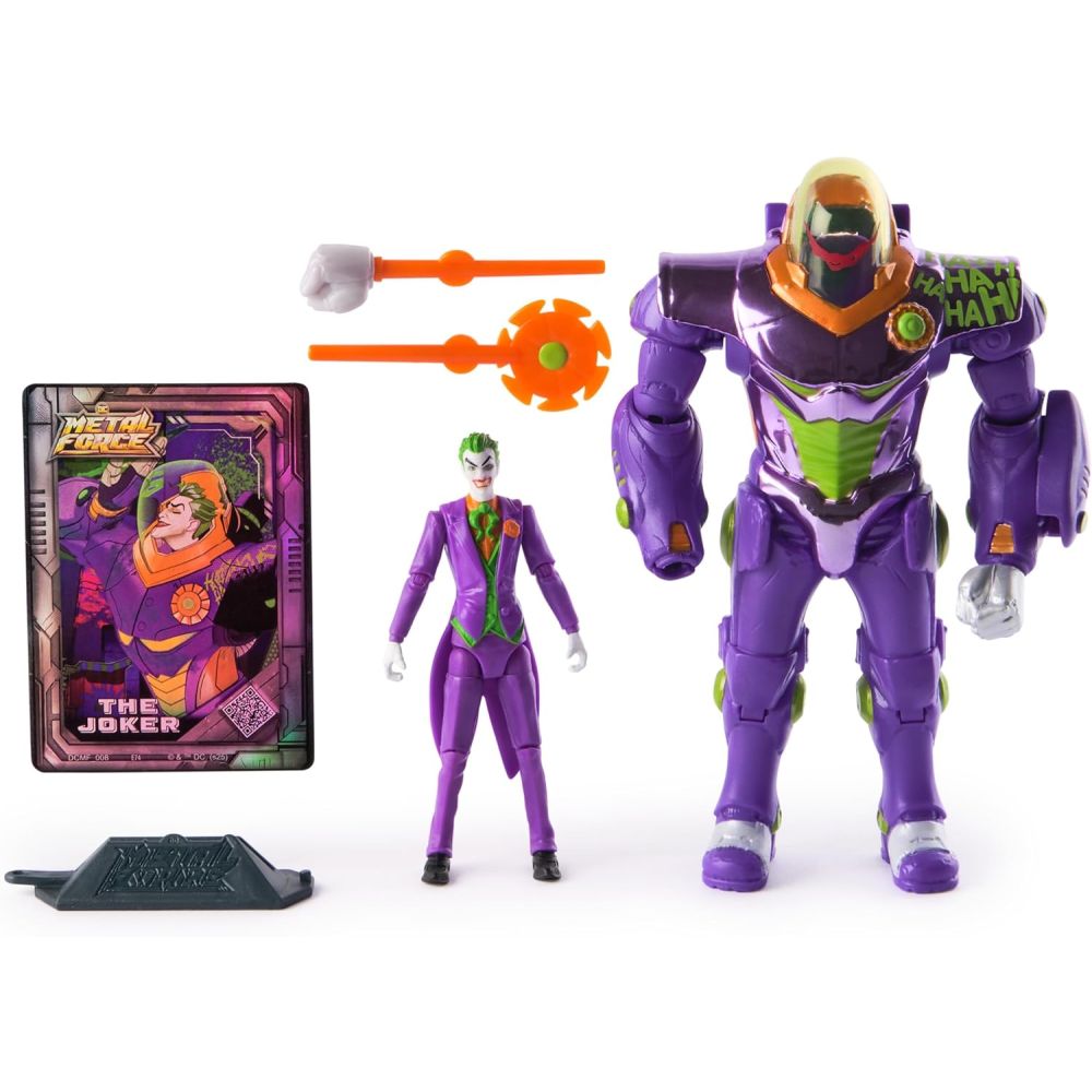 Комплект фигурка с броня, Dc Universe, The Joker Metal Force, 15 см, 6071724