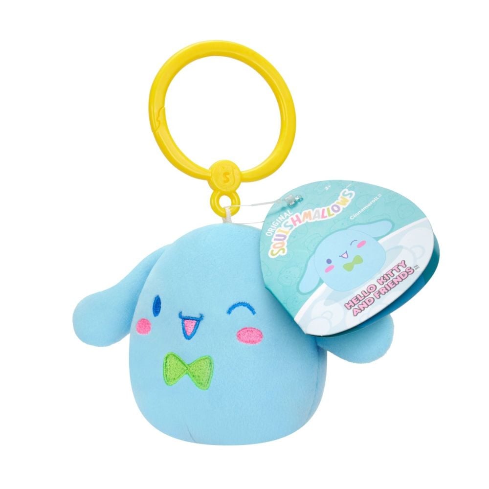 Плюшен ключодържател, Squishmallows, Hello Kitty, 9 см