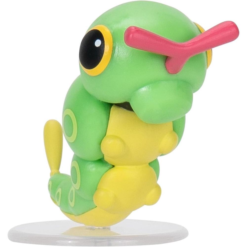 Комплект 3 екшън фигурки, Pokemon, Caterpie, Electuzz и Rockruff