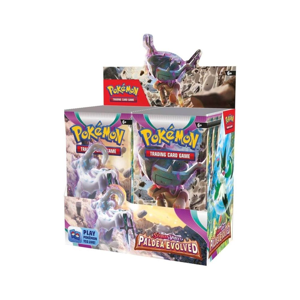 Комплект 10 карти за игра, Pokemon, Scarlet и Violet Paldea Evolved