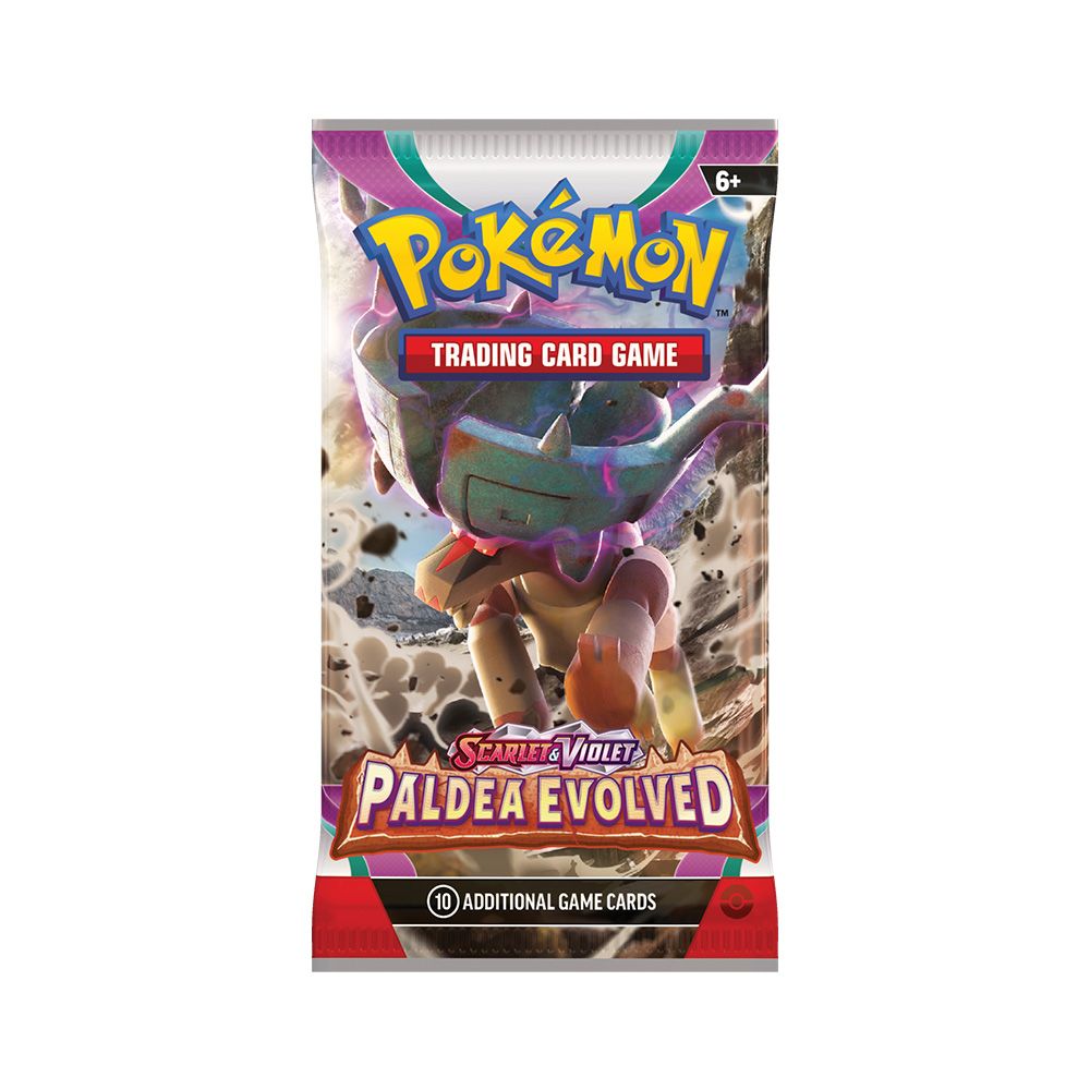 Комплект 10 карти за игра, Pokemon, Scarlet и Violet Paldea Evolved