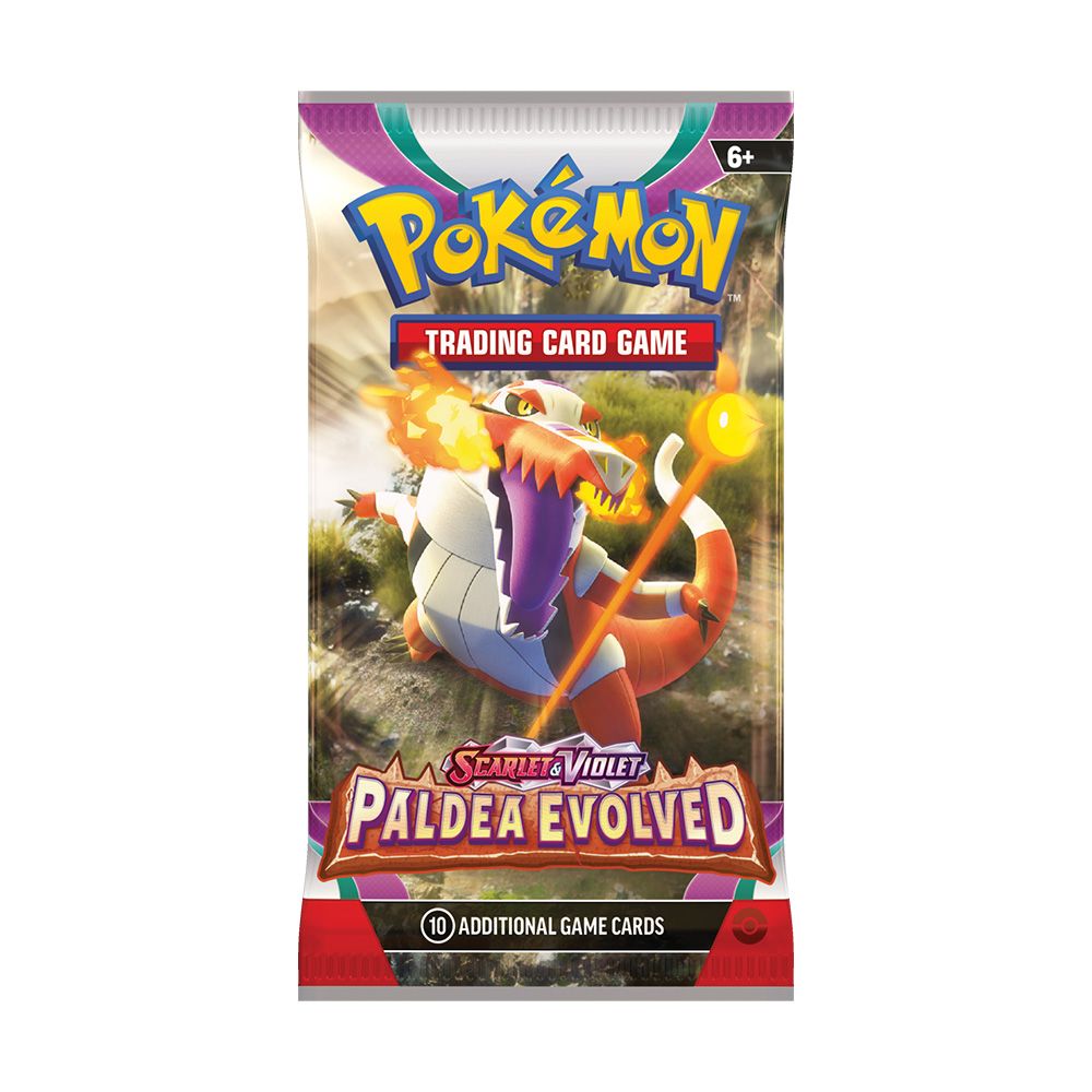 Комплект 10 карти за игра, Pokemon, Scarlet и Violet Paldea Evolved