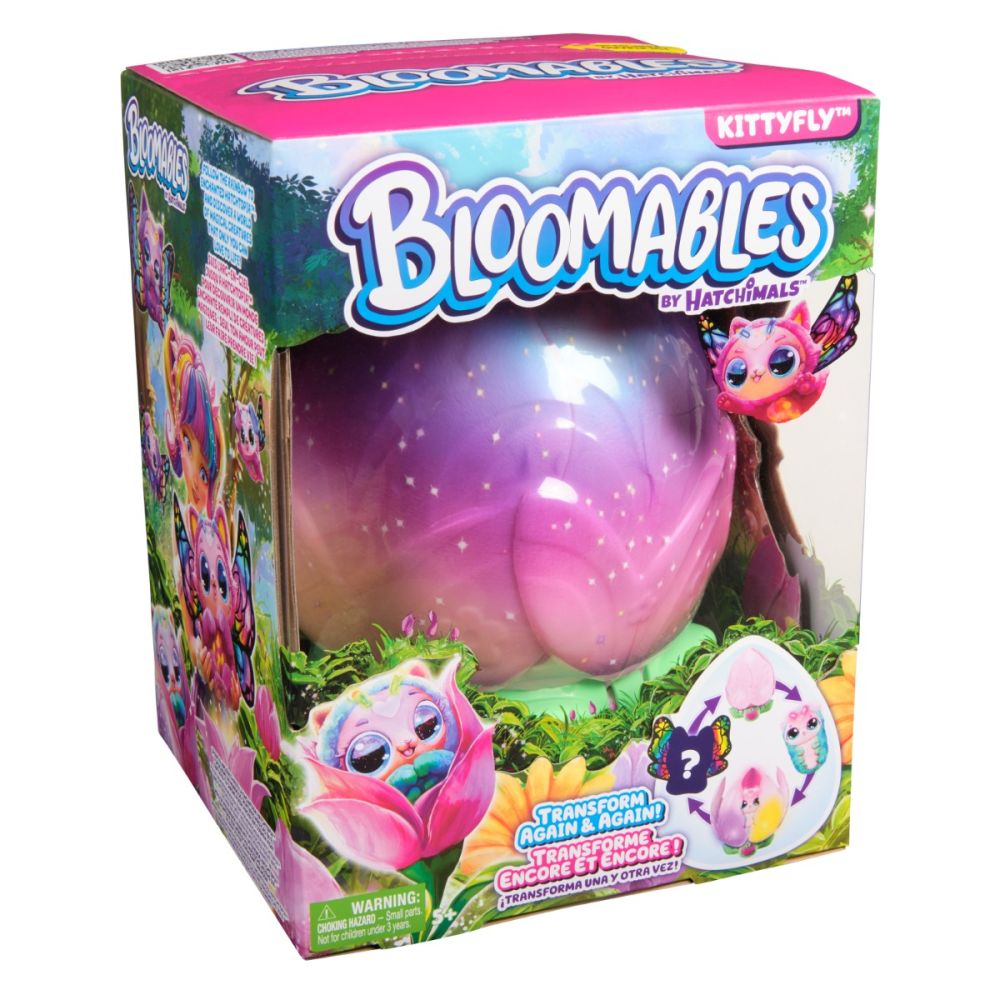 Плюшена фигурка изненада, Hatchimals, Bloomables, Kittyfly, 6072450
