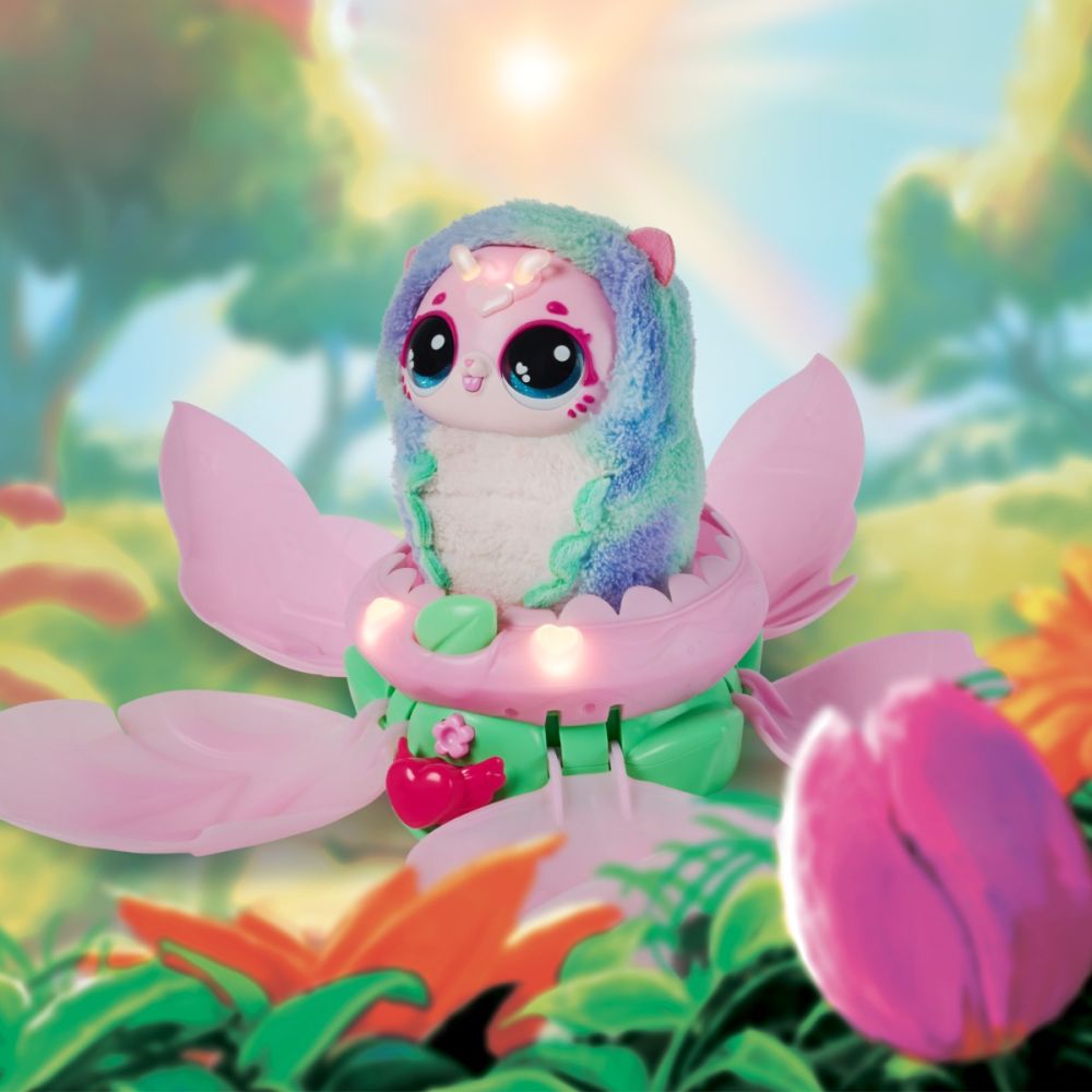 Плюшена фигурка изненада, Hatchimals, Bloomables, Kittyfly, 6072450