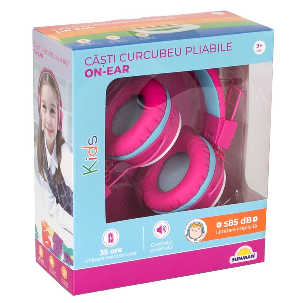 Аудио слушалки On-Ear сгъваеми, Noriel, Дъга