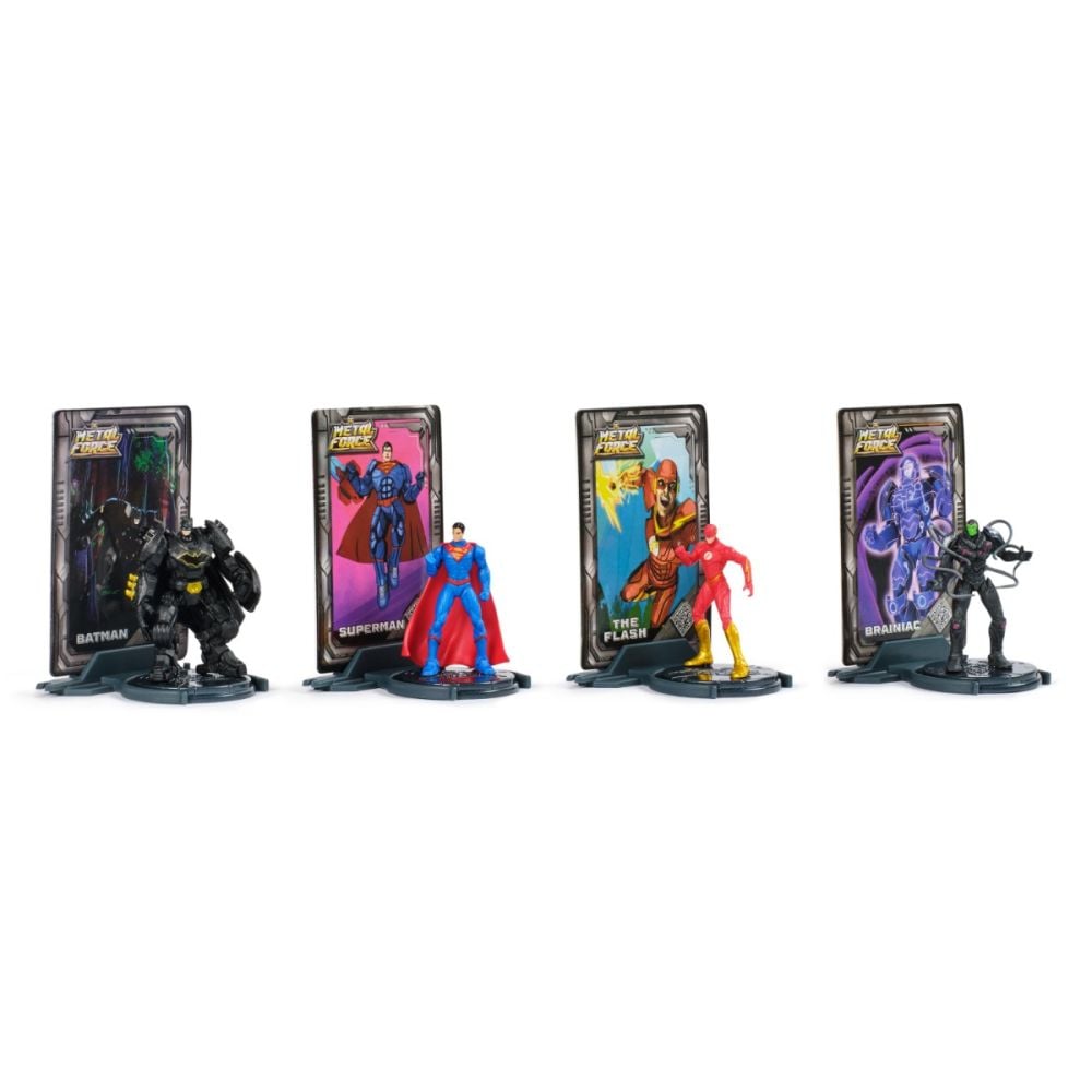 Комплект 4 фигурки, Dc Universe, Metal Force, 5 см, 6072651