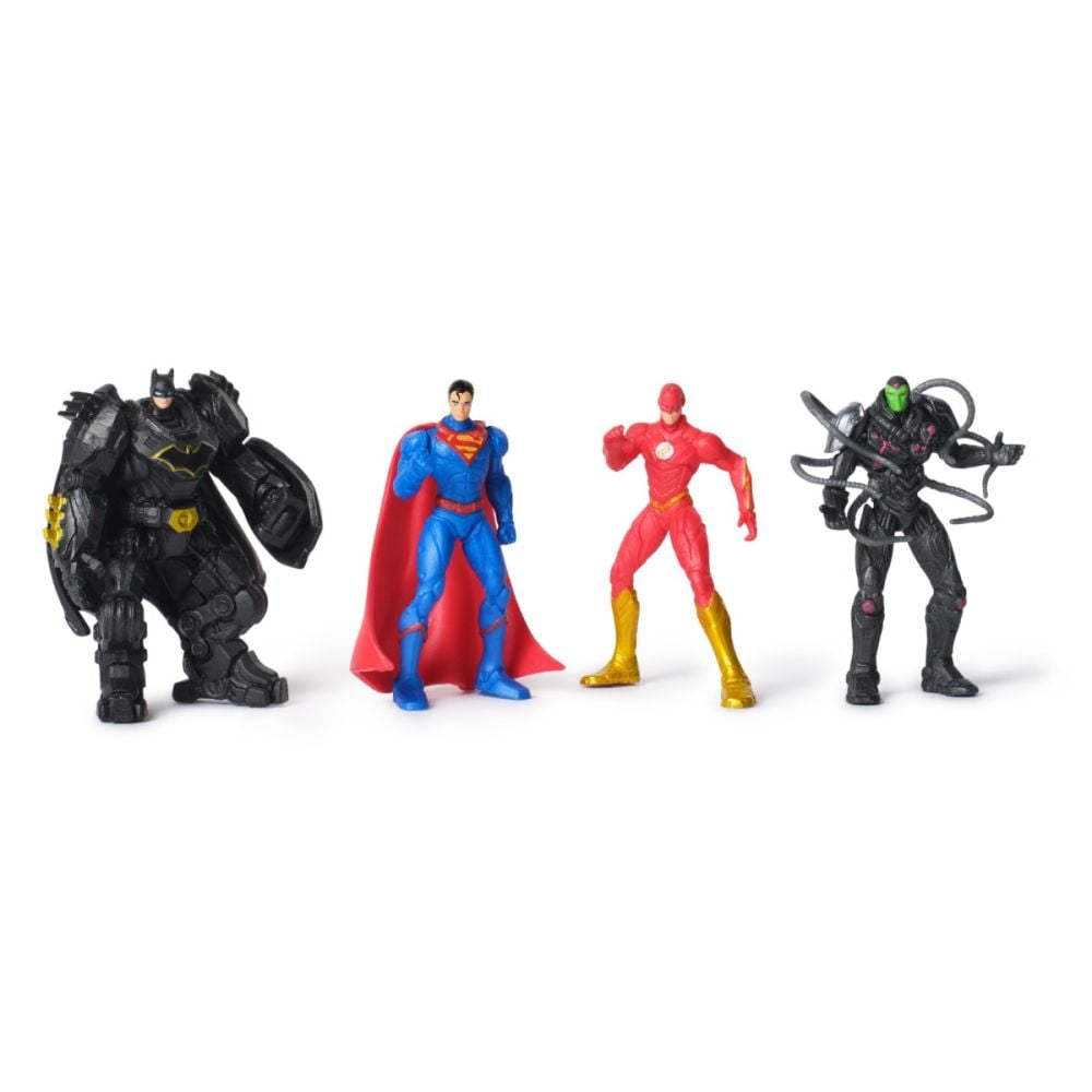 Комплект 4 фигурки, Dc Universe, Metal Force, 5 см, 6072651