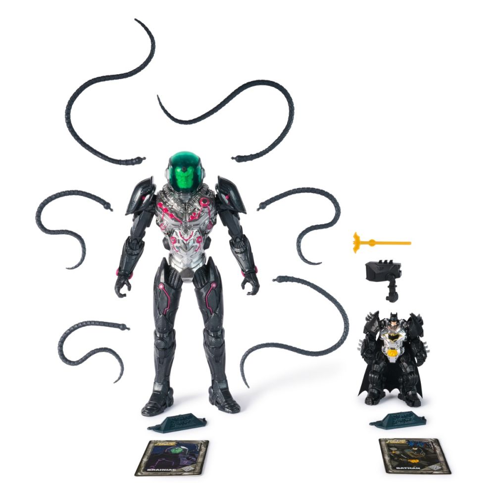 Комплект 2 фигурки, Dc Universe, Metal Force, Brainiac Vs Batman, 6072737