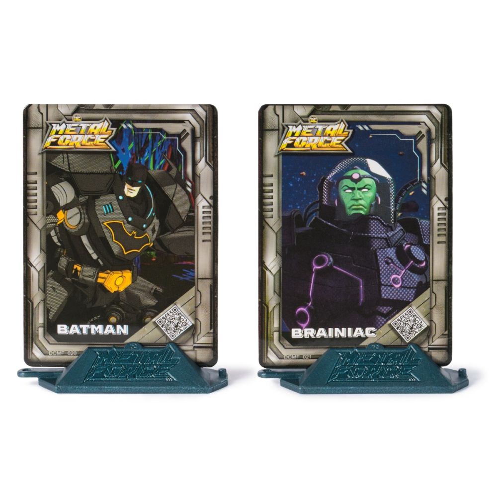 Комплект 2 фигурки, Dc Universe, Metal Force, Brainiac Vs Batman, 6072737