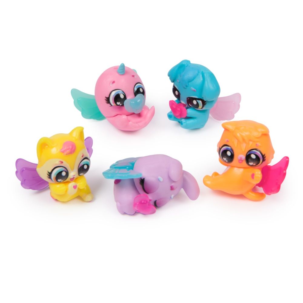Комплект фигурки в кошница, Hatchimals, Alive Neon Rainbow, 6072741