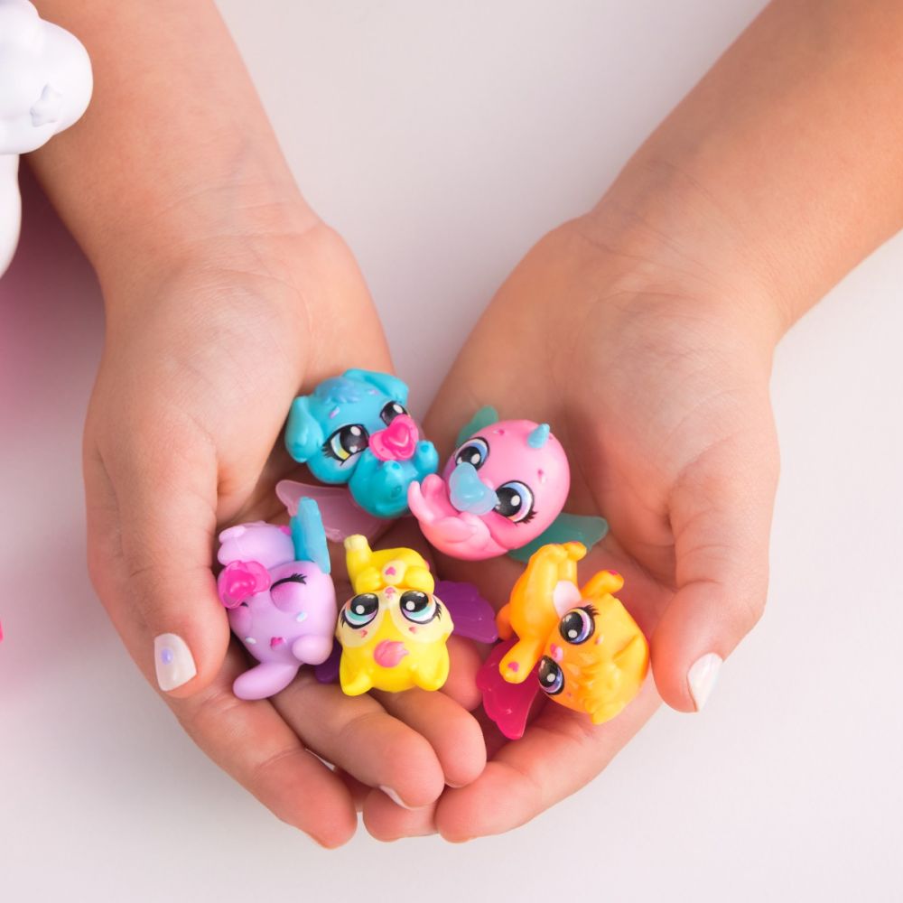 Комплект фигурки в кошница, Hatchimals, Alive Neon Rainbow, 6072741