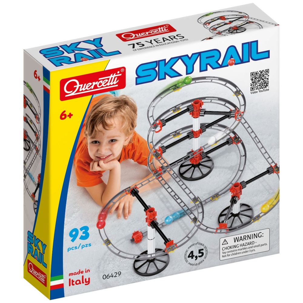 Строителен комплект, Quercetti, Skyrail, 93 части