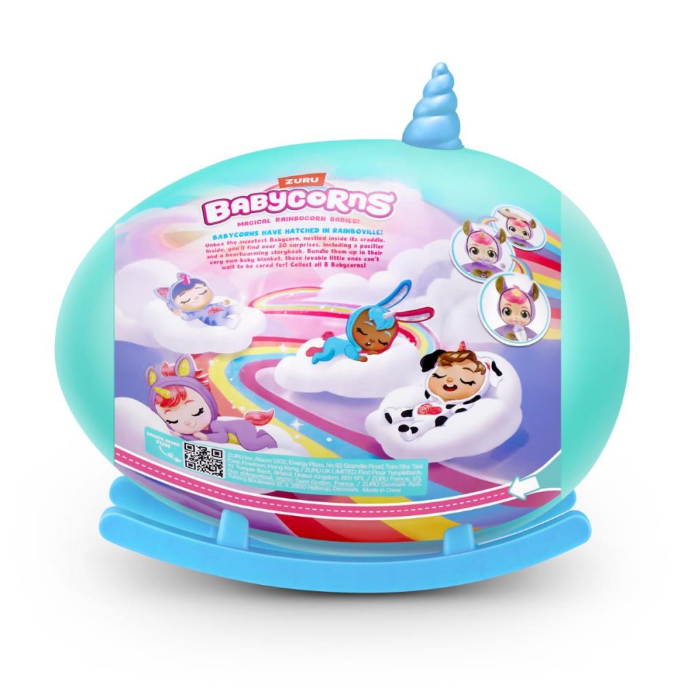Плюшена играчка изненада, Rainbocorns, Babycorns, 30 изненади