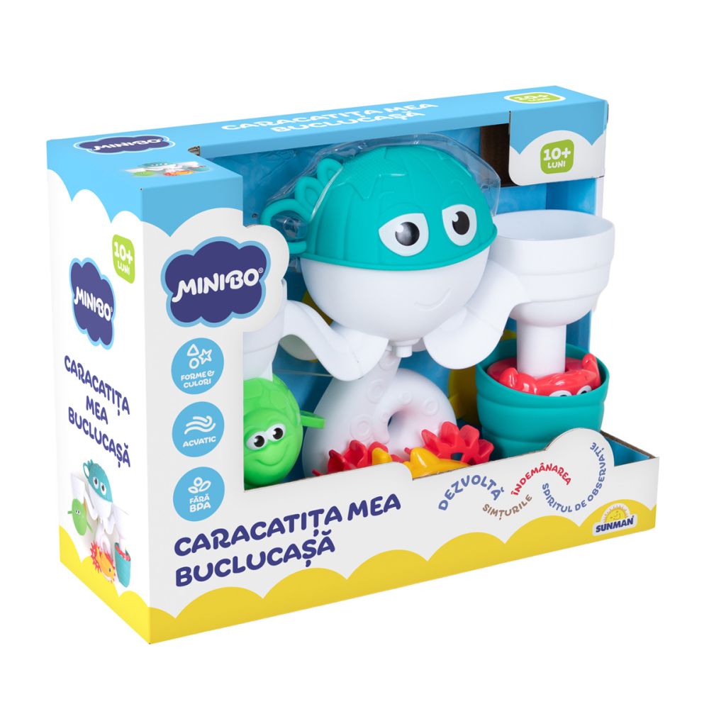Играчка за баня, Minibo, Октопод