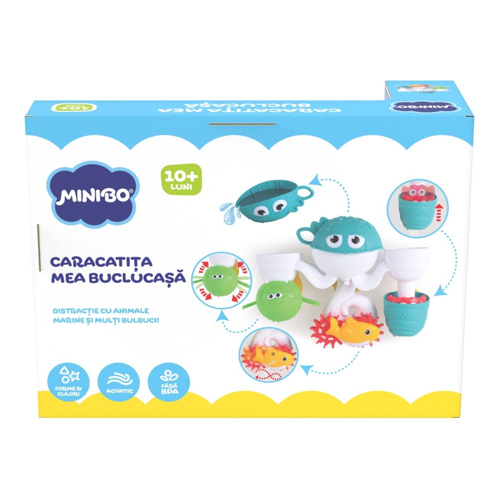 Играчка за баня, Minibo, Октопод