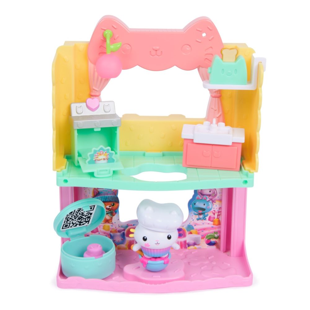 Комплект за игра с фигурки, Gabbys Dollhouse, Cakey Sprinkle Cake-tastic kitchen, 20151913