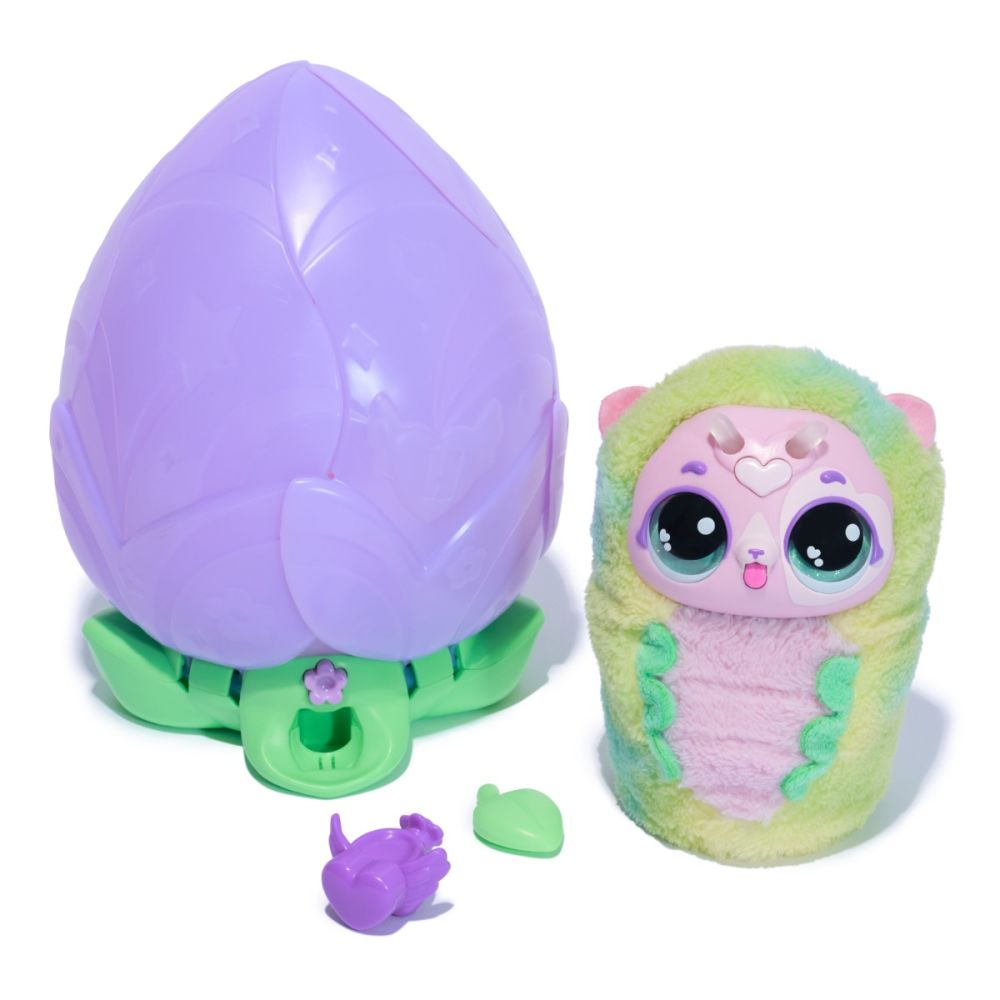 Плюшена фигурка изненада, Hatchimals, Bloomables, Puppyfly, 6073019