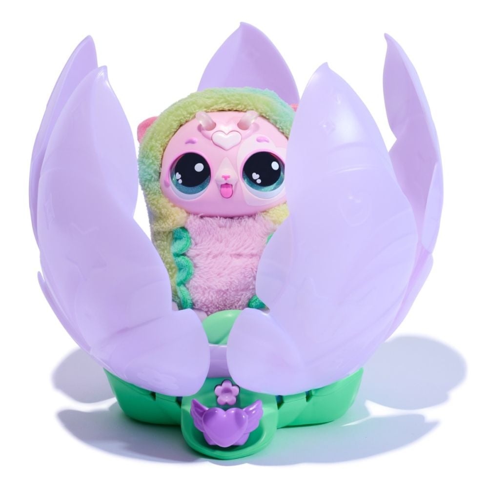 Плюшена фигурка изненада, Hatchimals, Bloomables, Puppyfly, 6073019
