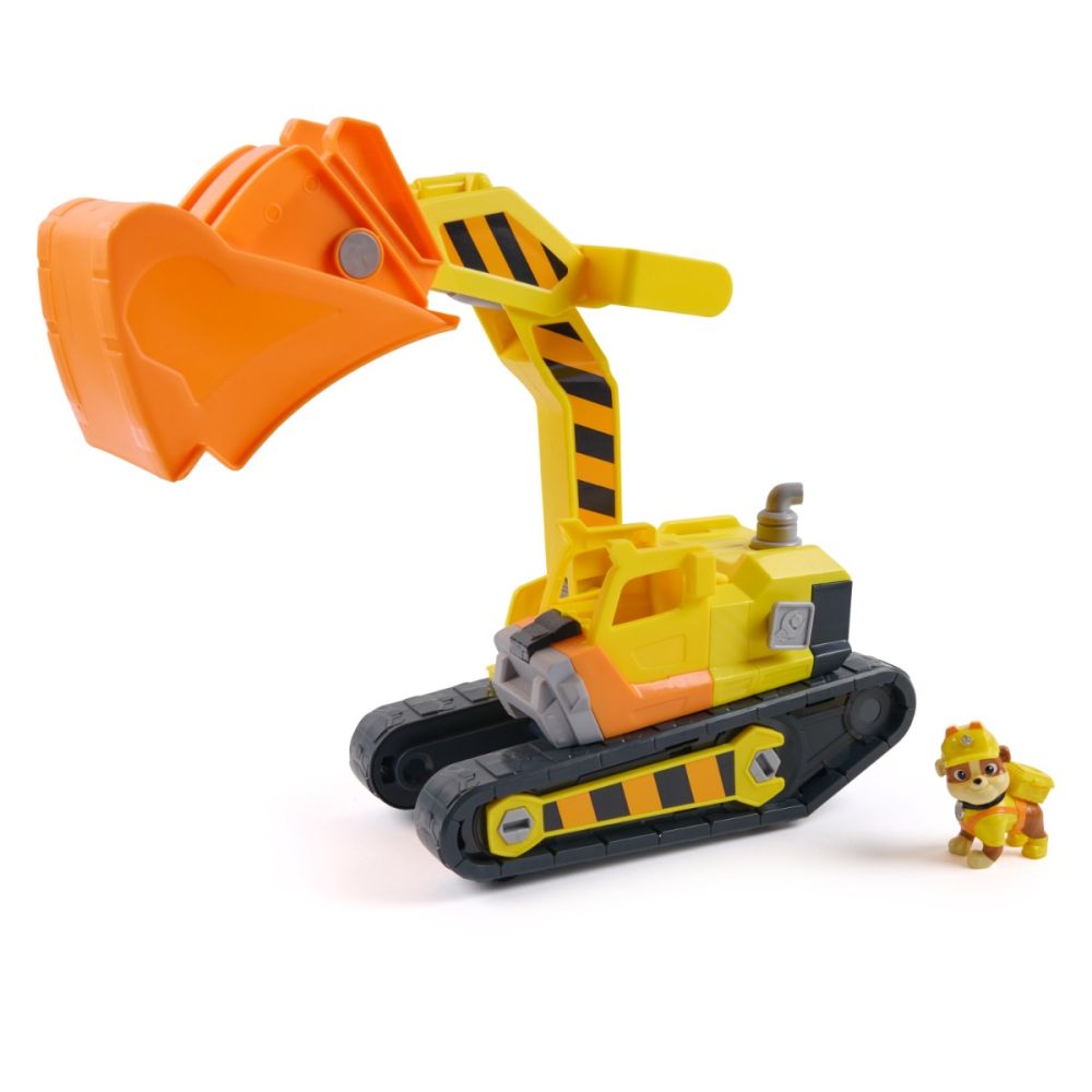 Комплект за игра булдозер с фигурка, Paw Patrol, Ultimate Tool Bulldozer, Rubble, 6073297