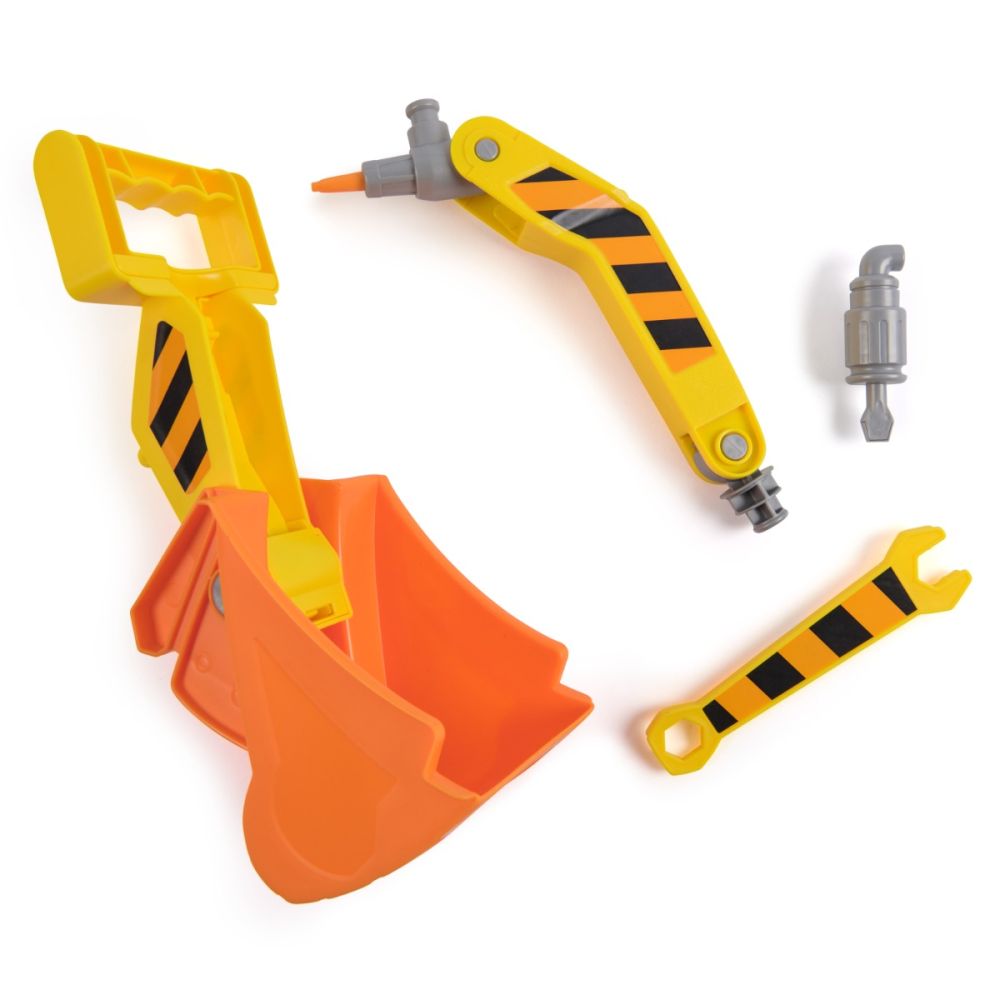 Комплект за игра булдозер с фигурка, Paw Patrol, Ultimate Tool Bulldozer, Rubble, 6073297
