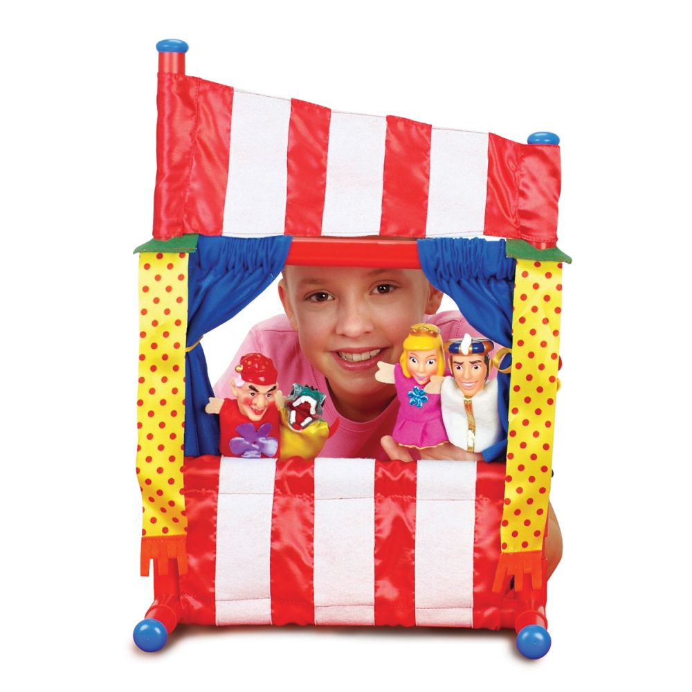 Комплект за игра, Show Time, театър с 4 кукли