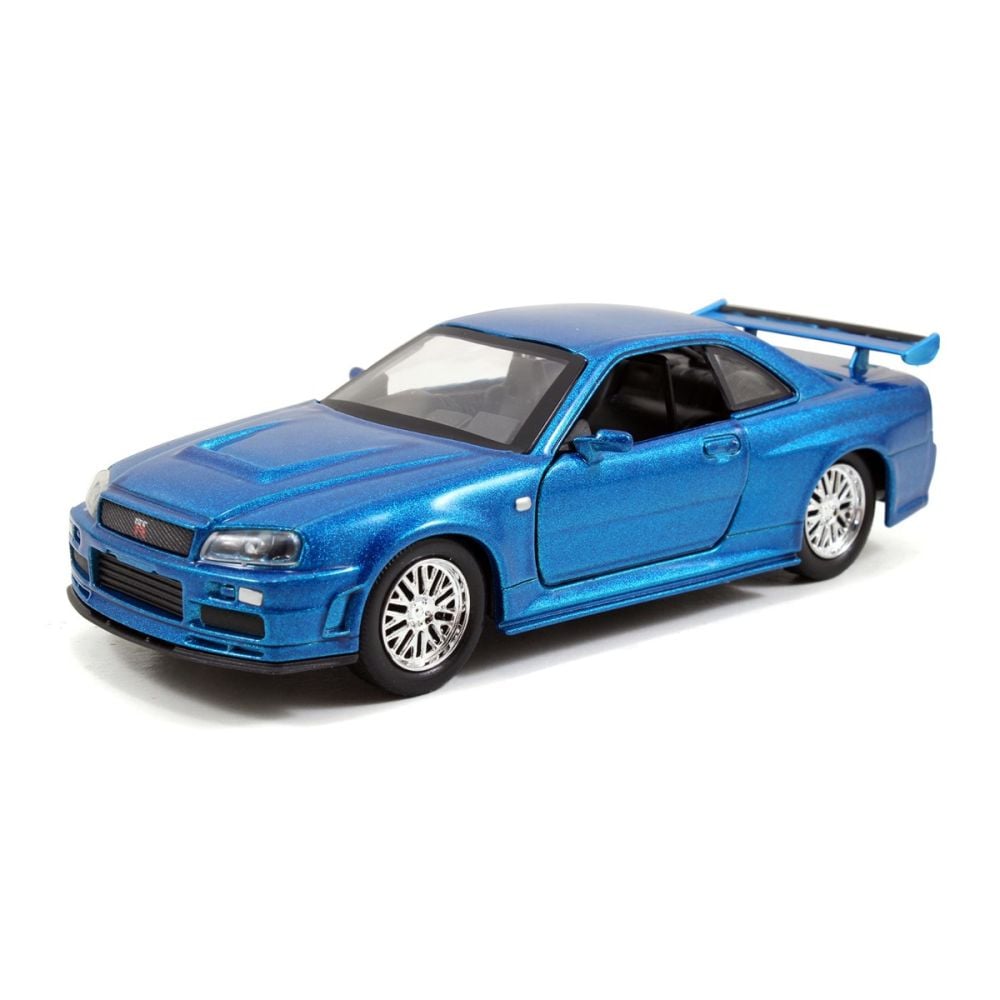 Комплект 2 метални колички, Jada, Fast And Furious, Nissan Skyline 1:32