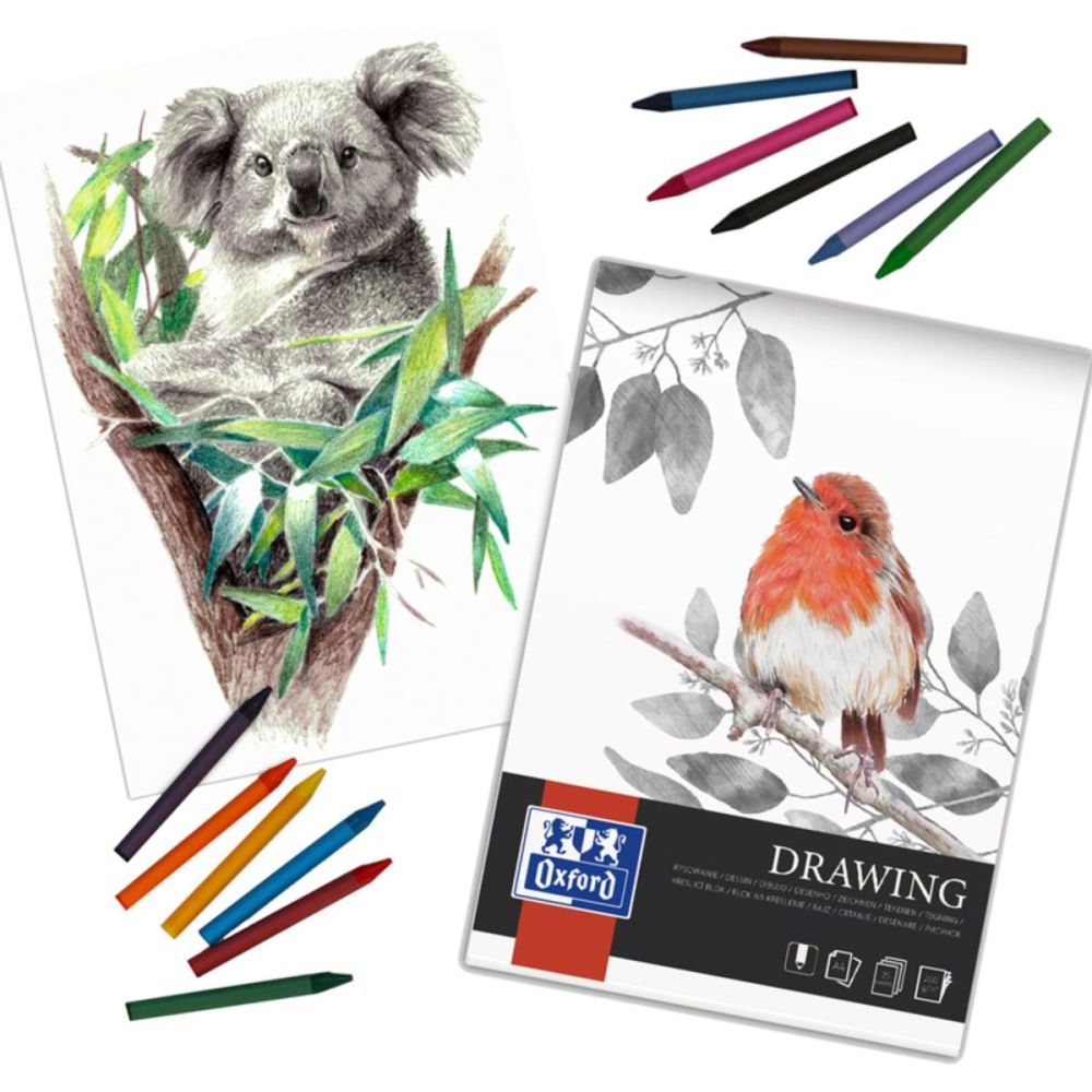 Блок за рисуване A4 Drawing, Herlitz, Oxford Colectia Artistic, 25 листа
