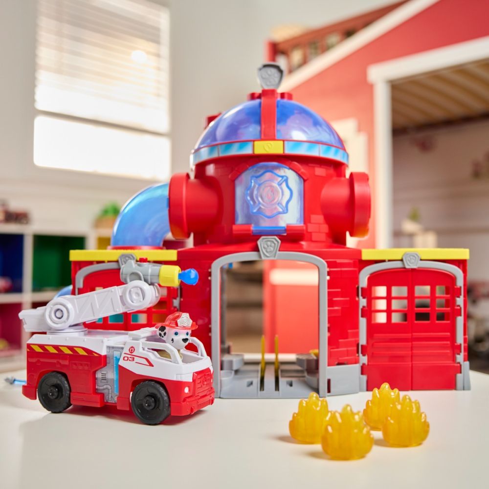 Комплект за игра с превозно средство, Paw Patrol, Fire Rescue Command Centre, 6073760