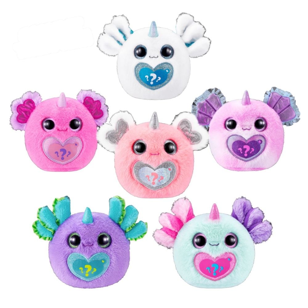 Плюшена играчка изненада, Rainbocorns, Axolotlcorn, 10 изненади