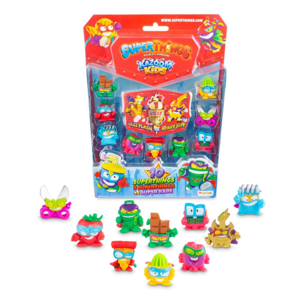 Комплект 10 фигурки, Superthings, Kazoom Kids