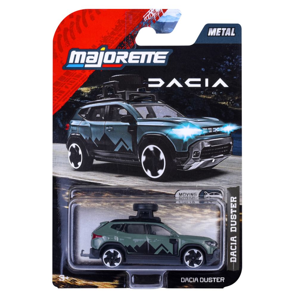 Метална количка, Majorette, Dacia Duster, 1:64