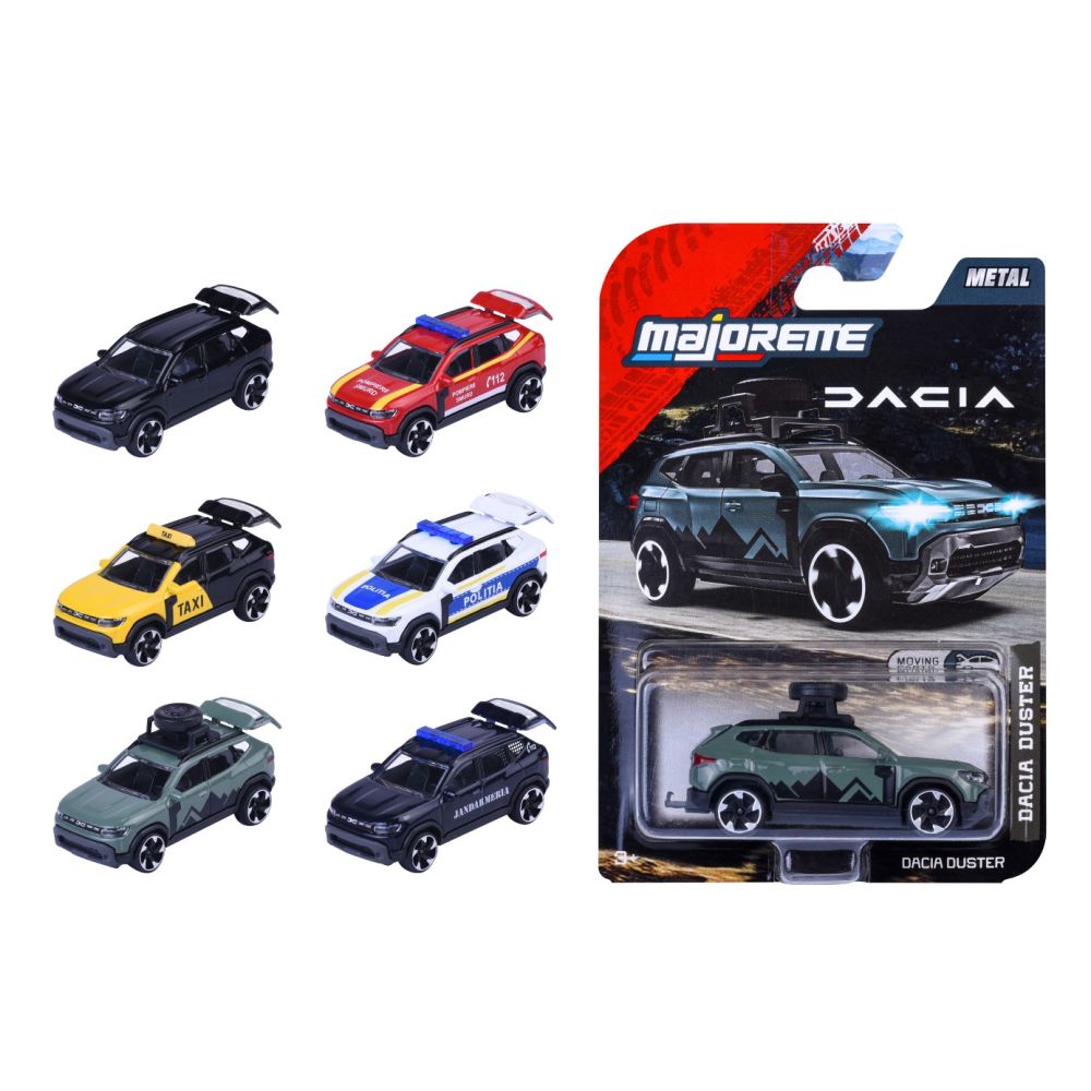 Метална количка, Majorette, Dacia Duster, 1:64