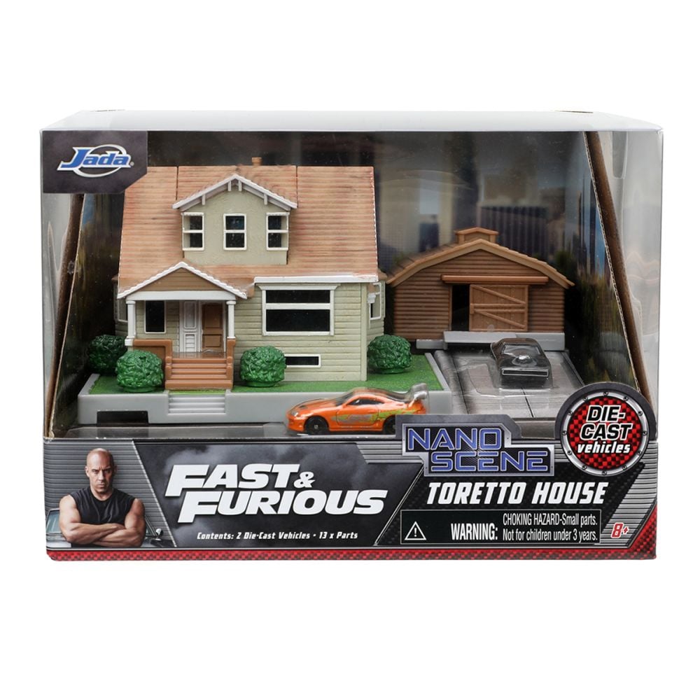 Комплект Къщата на Toretto с 2 коли, Jada, Fast and Furious