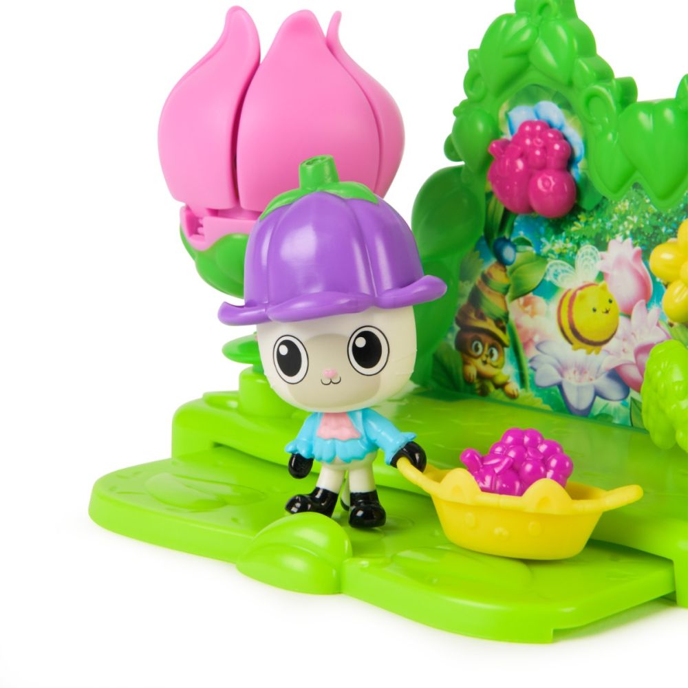Комплект за игра с фигурки, Gabbys Dollhouse, Garden Story, 12 части, 6074117