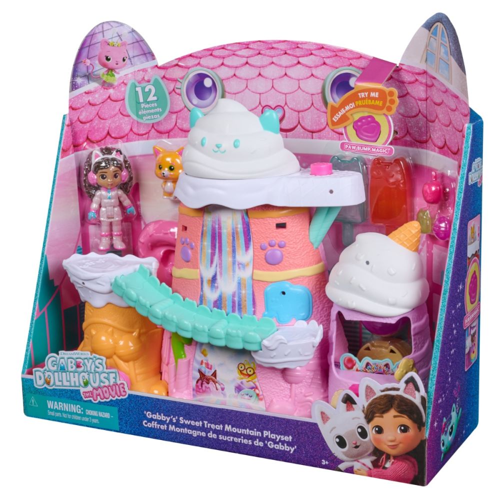 Комплект за игра с фигурки, Gabbys Dollhouse, Sweet Treat Mountain, 6074119
