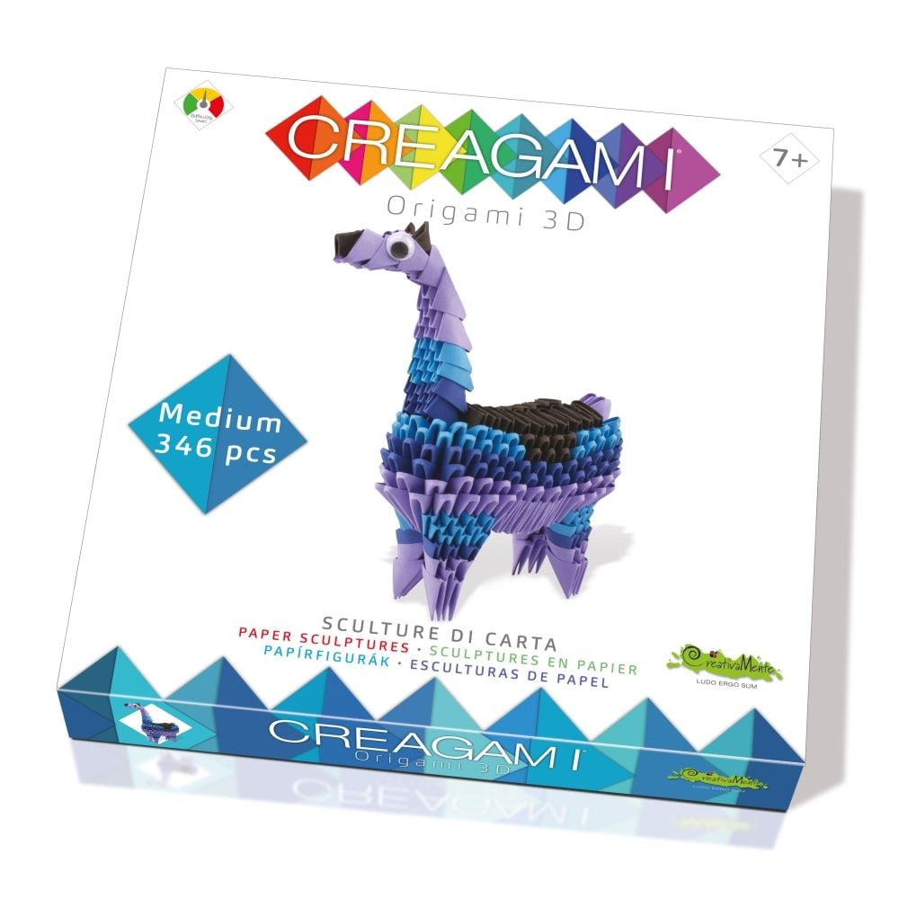 3D игра, Оригами Лама, Creagami, 346 части
