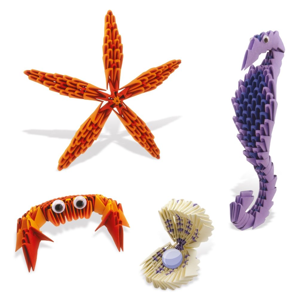 3D игра, Оригами Морски Животни, Creagami, 552 части