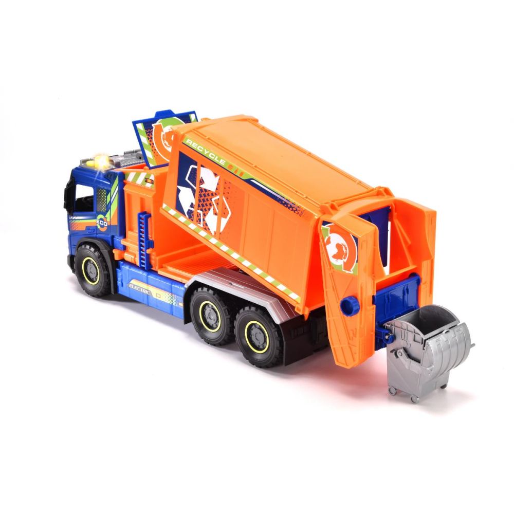 Санитарен камион със светлини и звуци, Dickie, Giant Garbage, Volvo