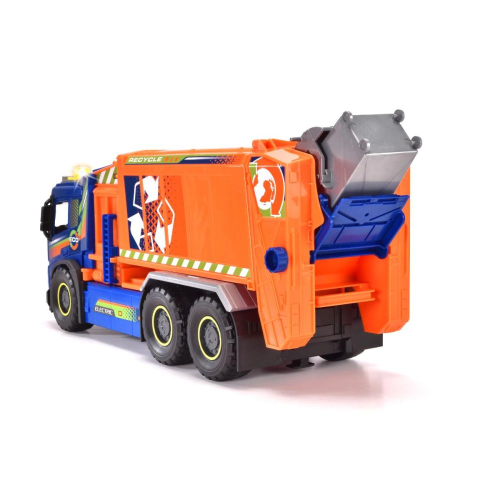 Санитарен камион със светлини и звуци, Dickie, Giant Garbage, Volvo