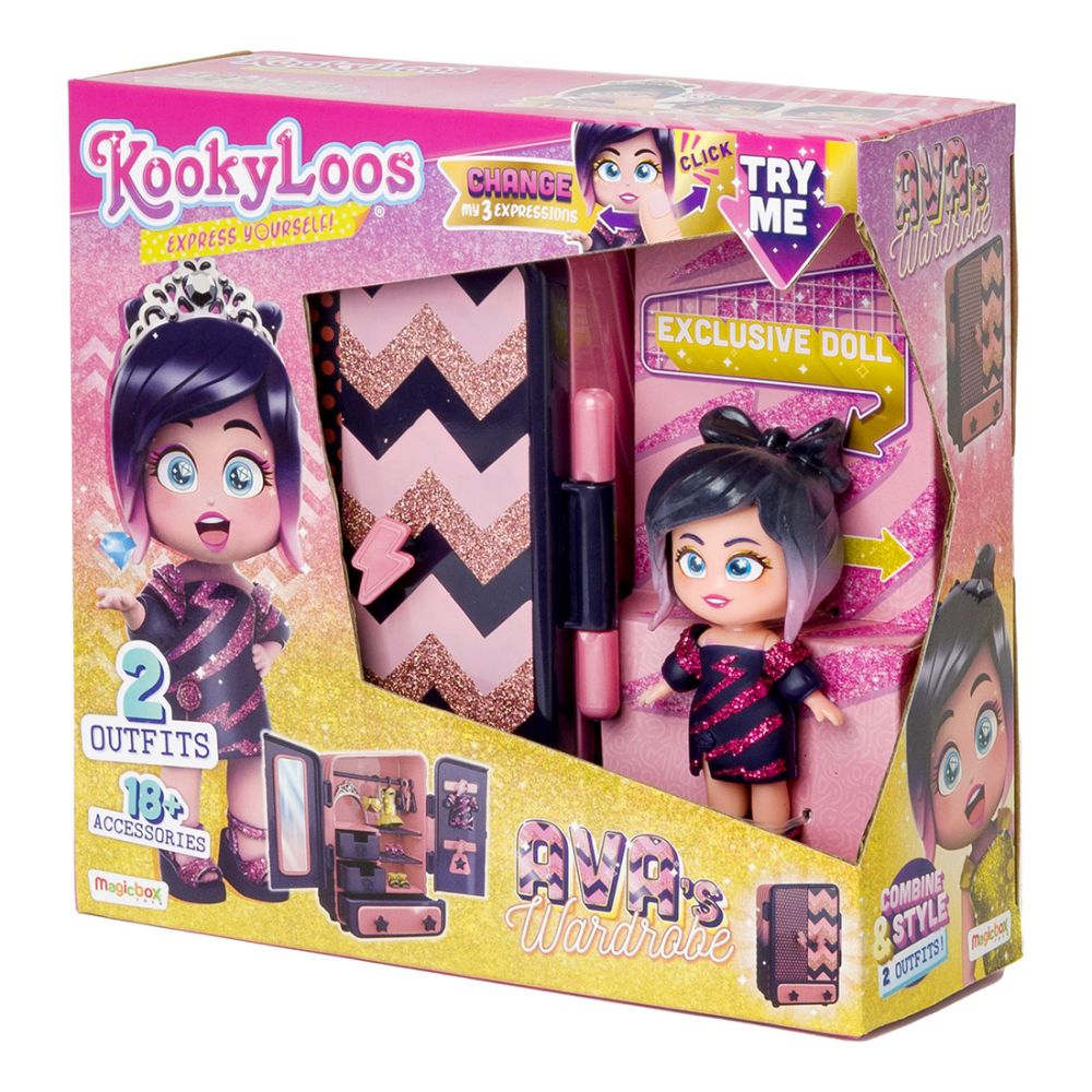 Комплект за игра, Kookyloos, Гардеробът на Ава