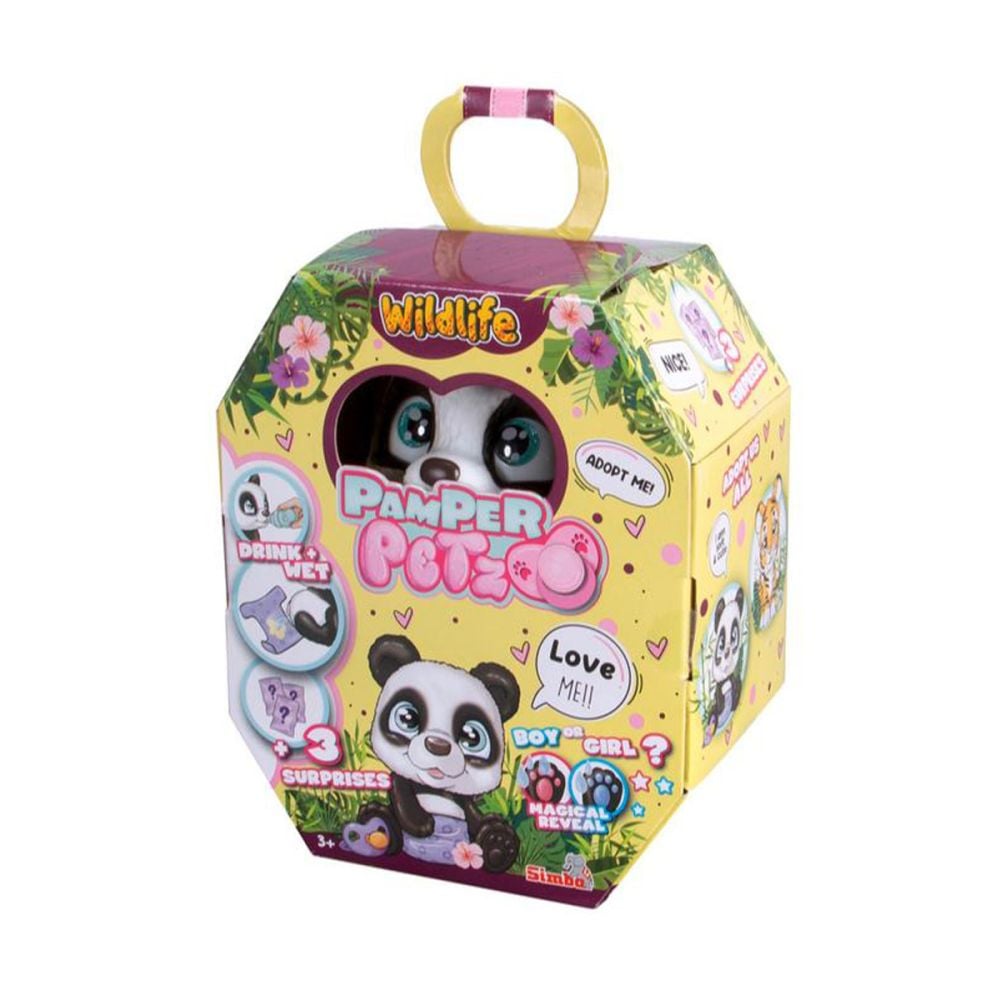 Панда с аксесоари, Simba, Wildlife, Pamper Petz